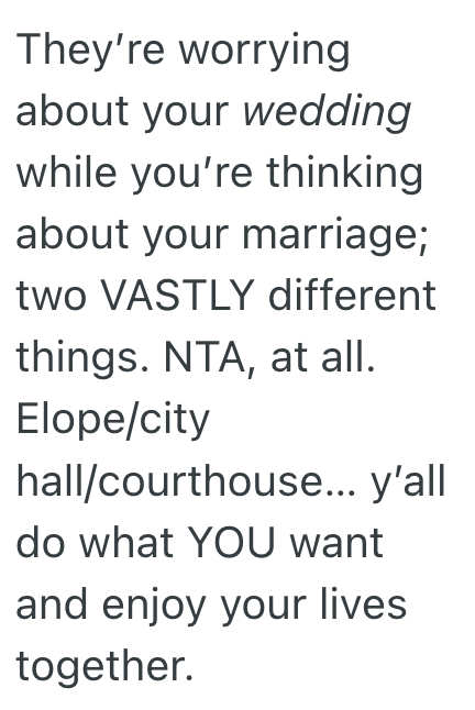 Screenshot 2025 07 07 at 3.32.31 PM Womans Family Judges Her For Not Having a Full Blown Wedding, But No One Has Offered To Help Pay For It